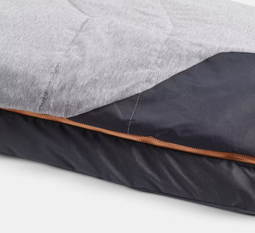 Мішок спальнийQuechua для кемпінгу 2в1 200x70х8 см Сірий - фото 8