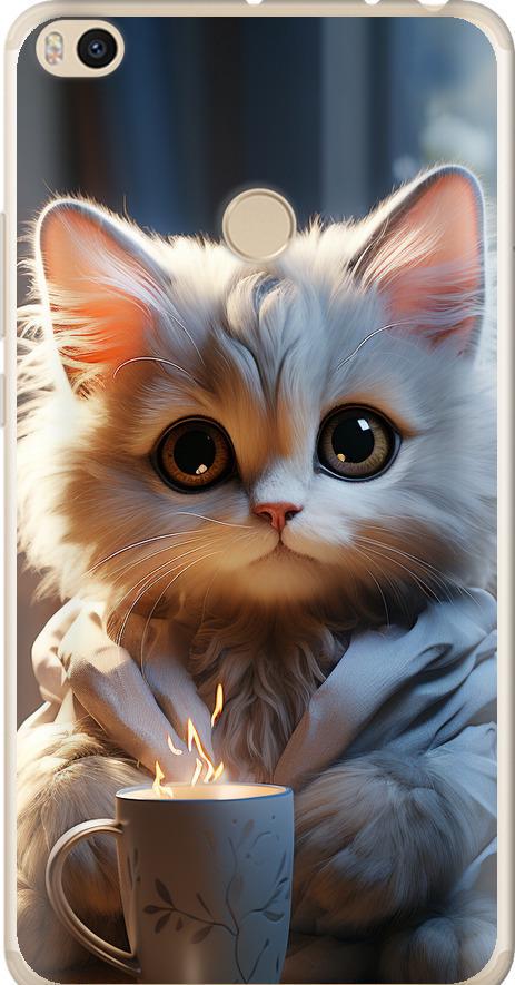 Чехол на Xiaomi Mi Max 2 White cat (5646t-994-42517)