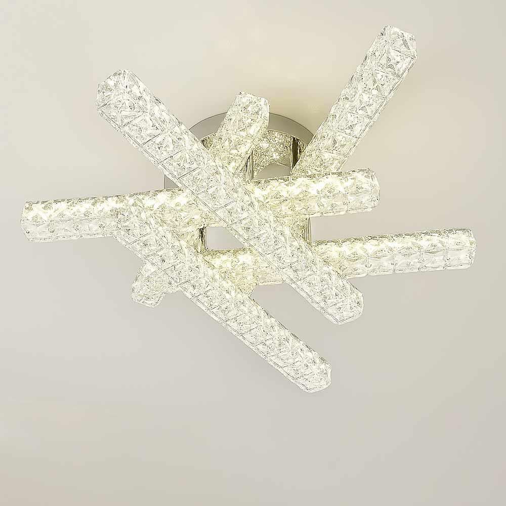 Люстра стельова світлодіодна Lighthouse SY-20248/6 CR D595хH160 108W Хром