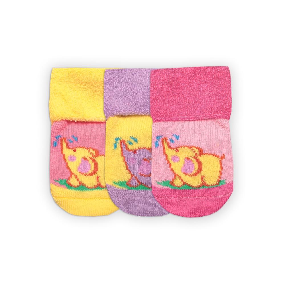 Носки детские хлопковые махровые для девочки Gabbi NSD-75 р. 8-10 6 пар (90075)