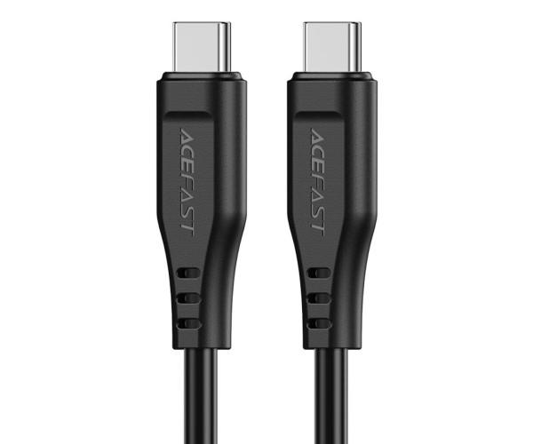 Кабель Data Acefast C3-03 Type-C to Type-C 3A 60W 1,2 м Black