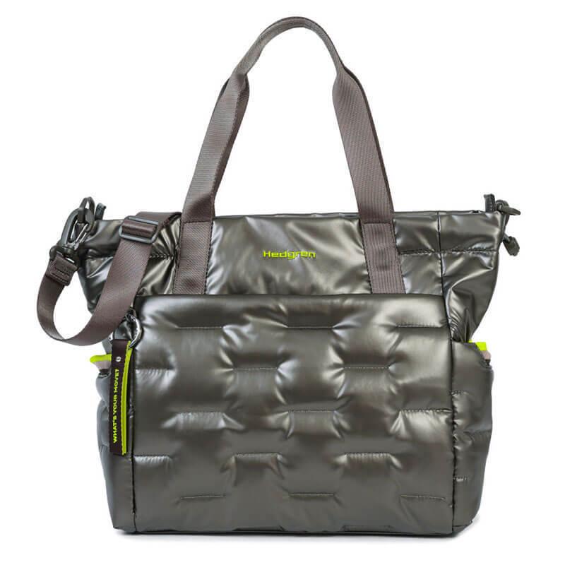 Женская сумка Hedgren Cocoon Puffer Tote Bag 15,71 л Vintage Taupe (HCOCN03/878-02)