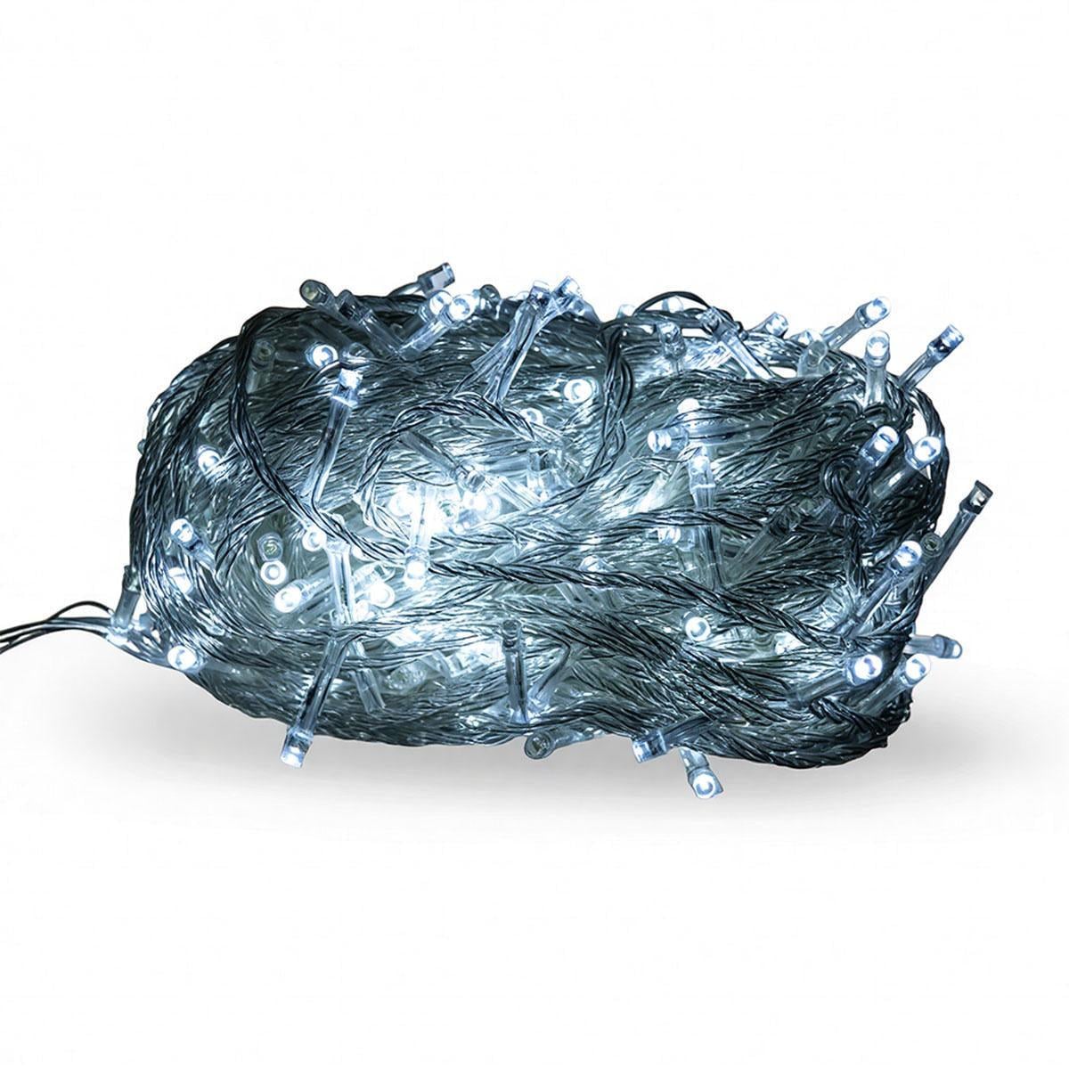 Гирлянда комнатная Нить W220LED22MWW 22 м 220 LED Белый/Холодный Белый (29912735)