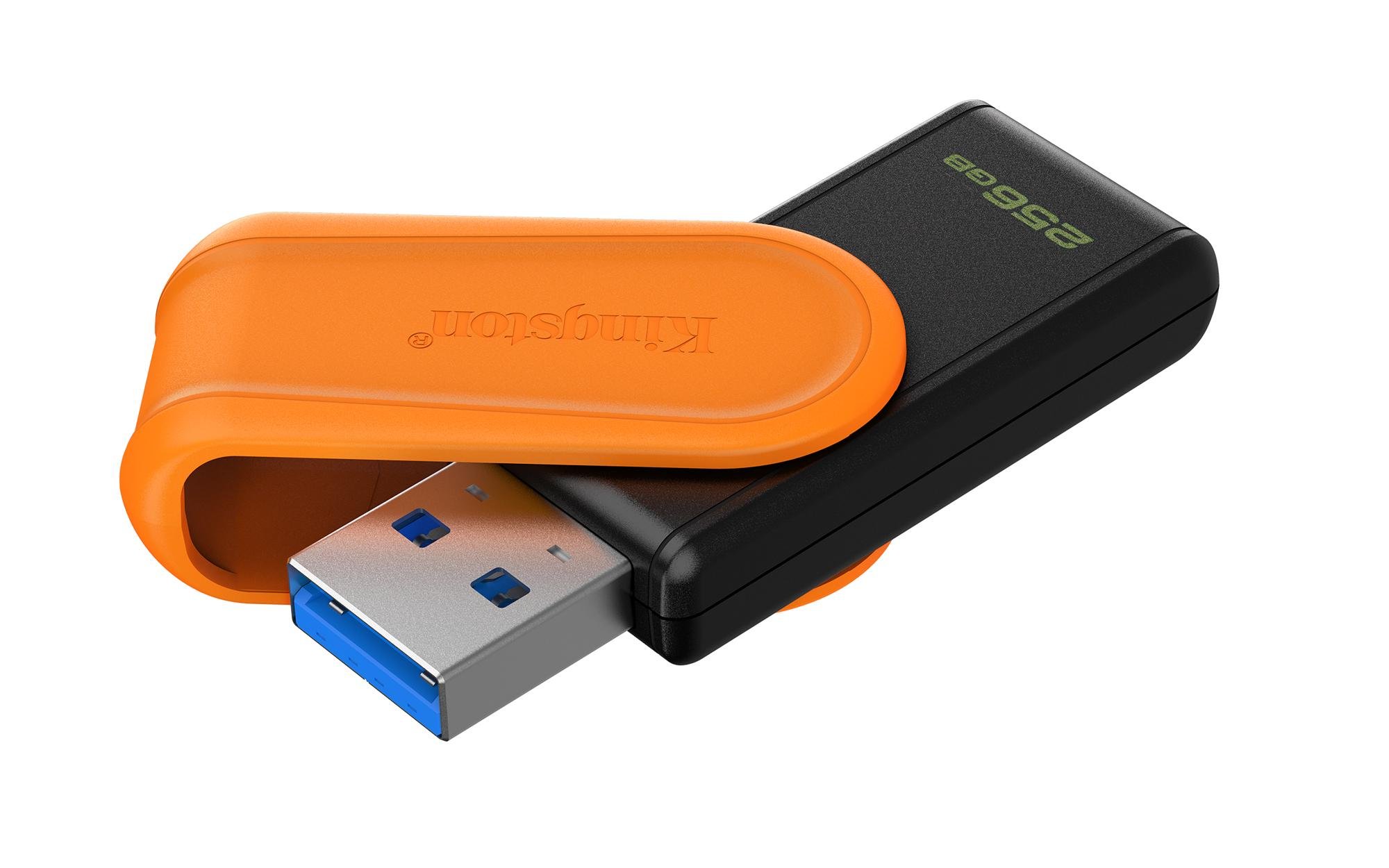 Флэш-память USB Kingston DataTraveler Exodia S 256 Гб Black/Orange (DTXS/256GB)