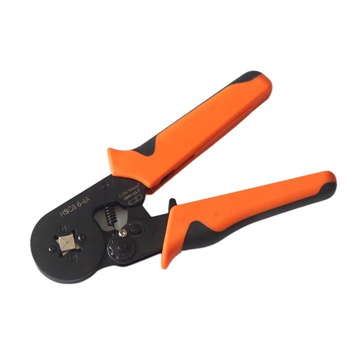 Кліщі обтискні для наконечників HSC8 6-4А  0,25-10 кв. мм (Е051305)