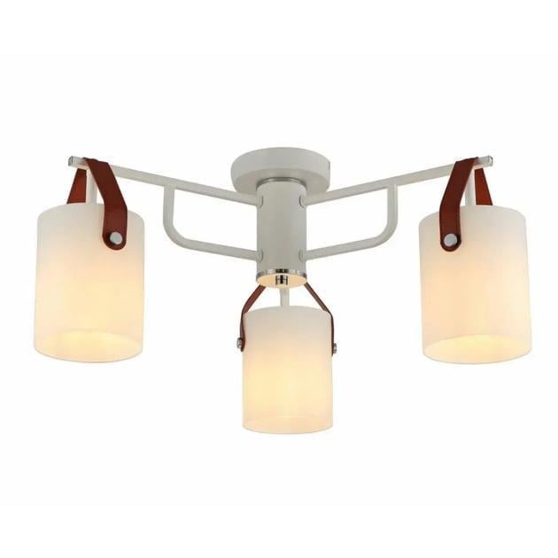 Люстра стельова Valeso Loft під три лампи Е27 IP20 G 321035/3 Білий/Хром (28686968)