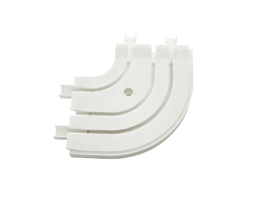 Поворот зовнішній EURO CONCEPT КСМ-3 до посиленого стельового карнизу Білий (26024291) Поворот зовнішній EURO CONCEPT КСМ-3 до посиленого стельового карнизу Білий (26024291)