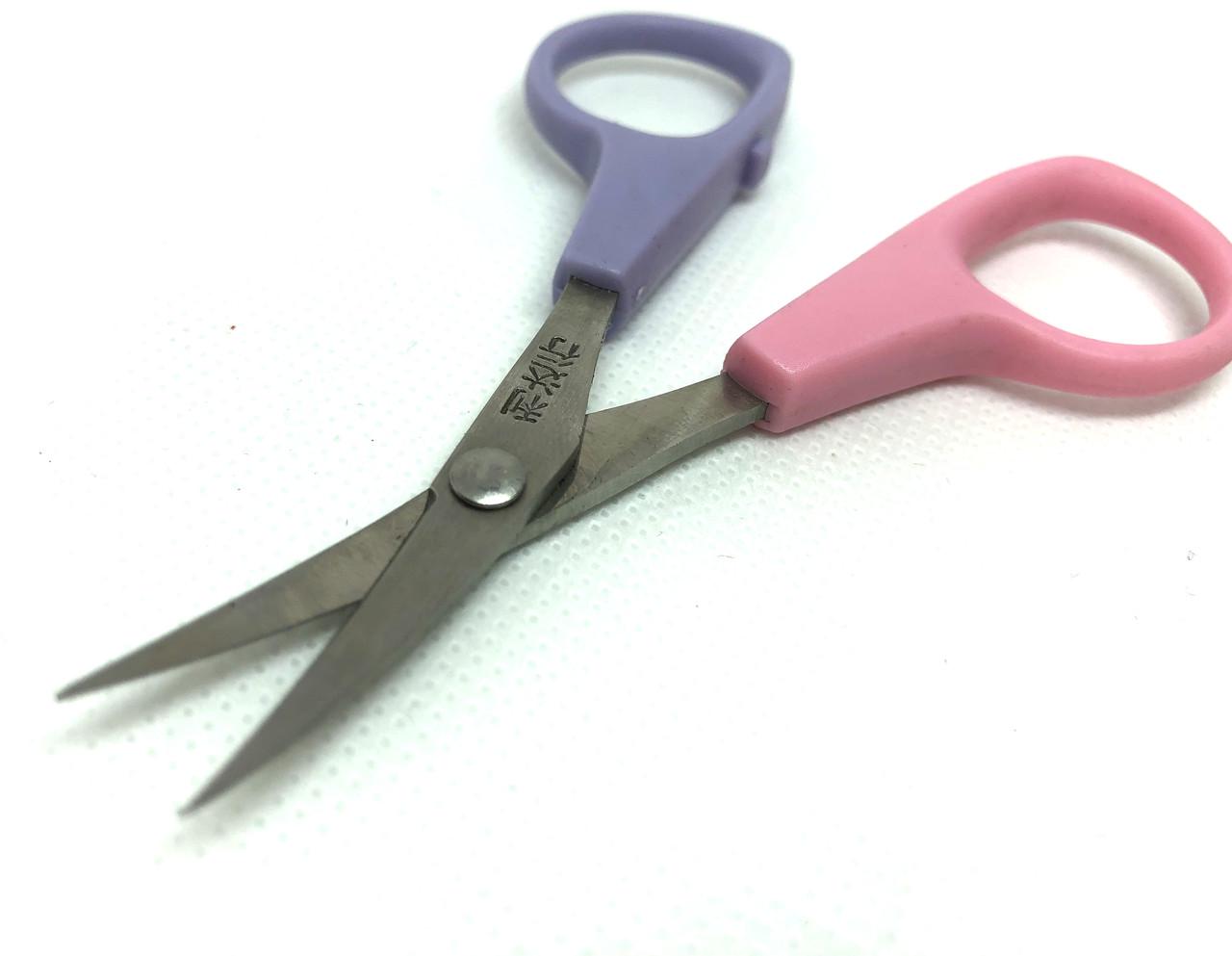 Ножницы для подрезания тканей LDH-G301C нержавеющая сталь изогнутые 100 мм (1387518460) - фото 5