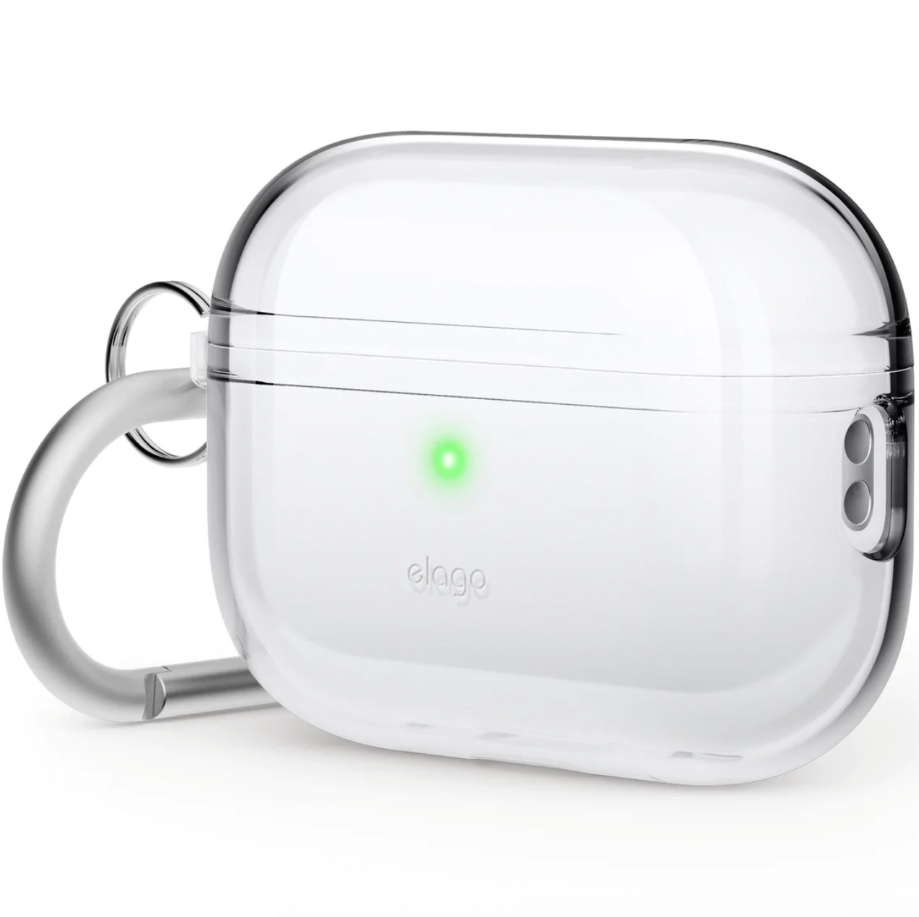 Чохол для навушників Elago Clear Hang Case для Airpods Pro 2nd Gen з карабіном (217595062) - фото 1