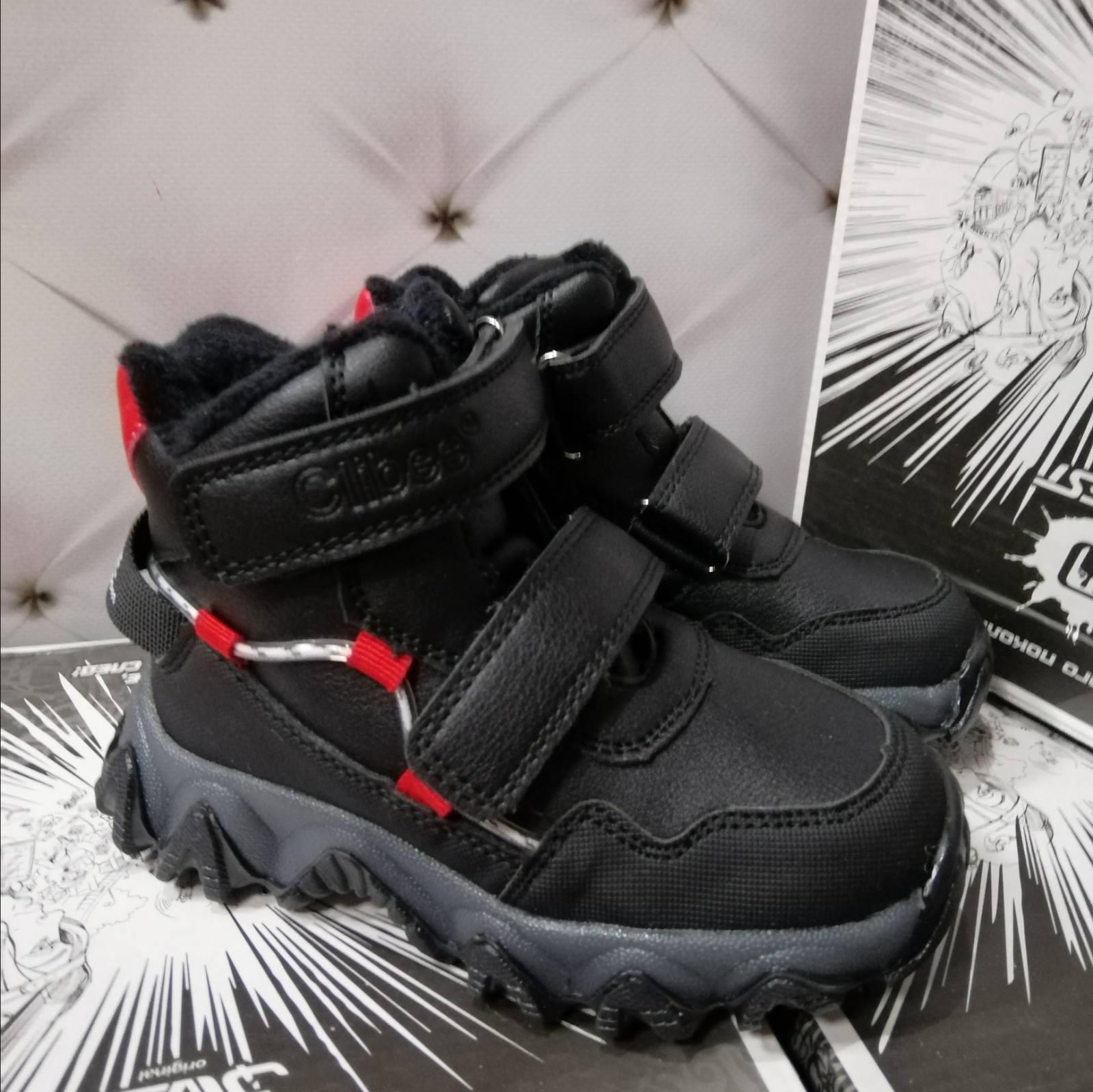 Черевики зимові Clibee для хлопчика р. 31 20,1 см Чорний (267H bl-red) - фото 2 Черевики зимові Clibee для хлопчика р. 31 20,1 см Чорний (267H bl-red) - фото 2