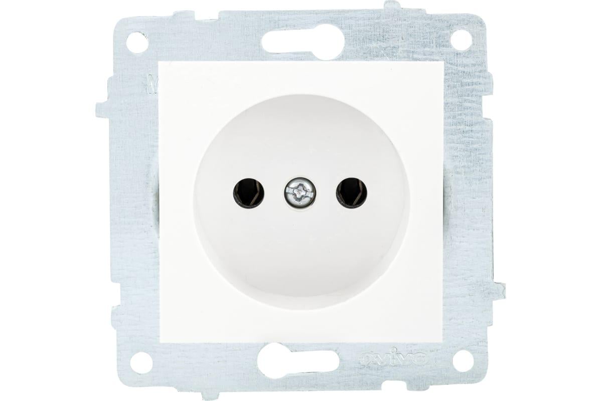 Механизм розетки врезной Ovivo Electric Grano Белый