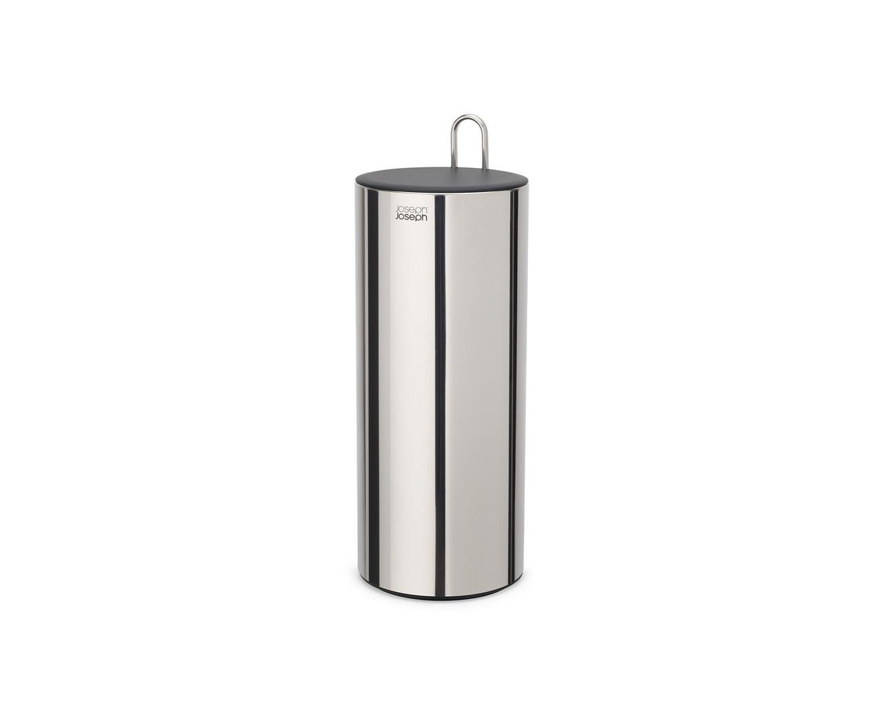 Держатель закрытый Joseph Joseph Easystore Luxe из нержавеющей стали для туалетной бумаги (70593)