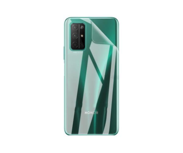 Противоударная гидрогелевая пленка Hydrogel Film для Huawei Honor 30 на заднюю панель, Transparent