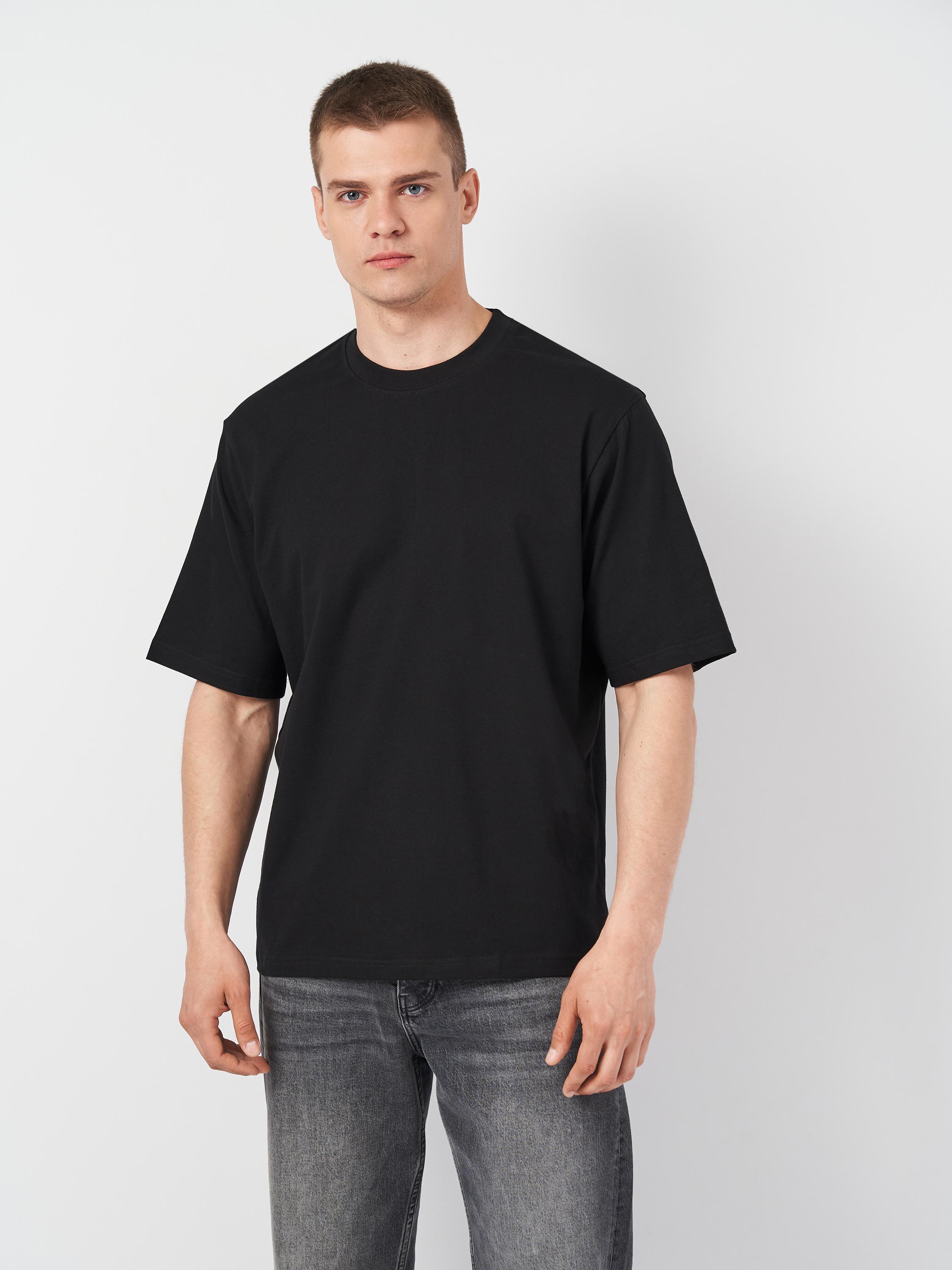 Футболка-оверсайз мужская ROZA 231117 XS Черный (4824005704628) - фото 1 Футболка-оверсайз мужская ROZA 231117 XS Черный (4824005704628) - фото 1