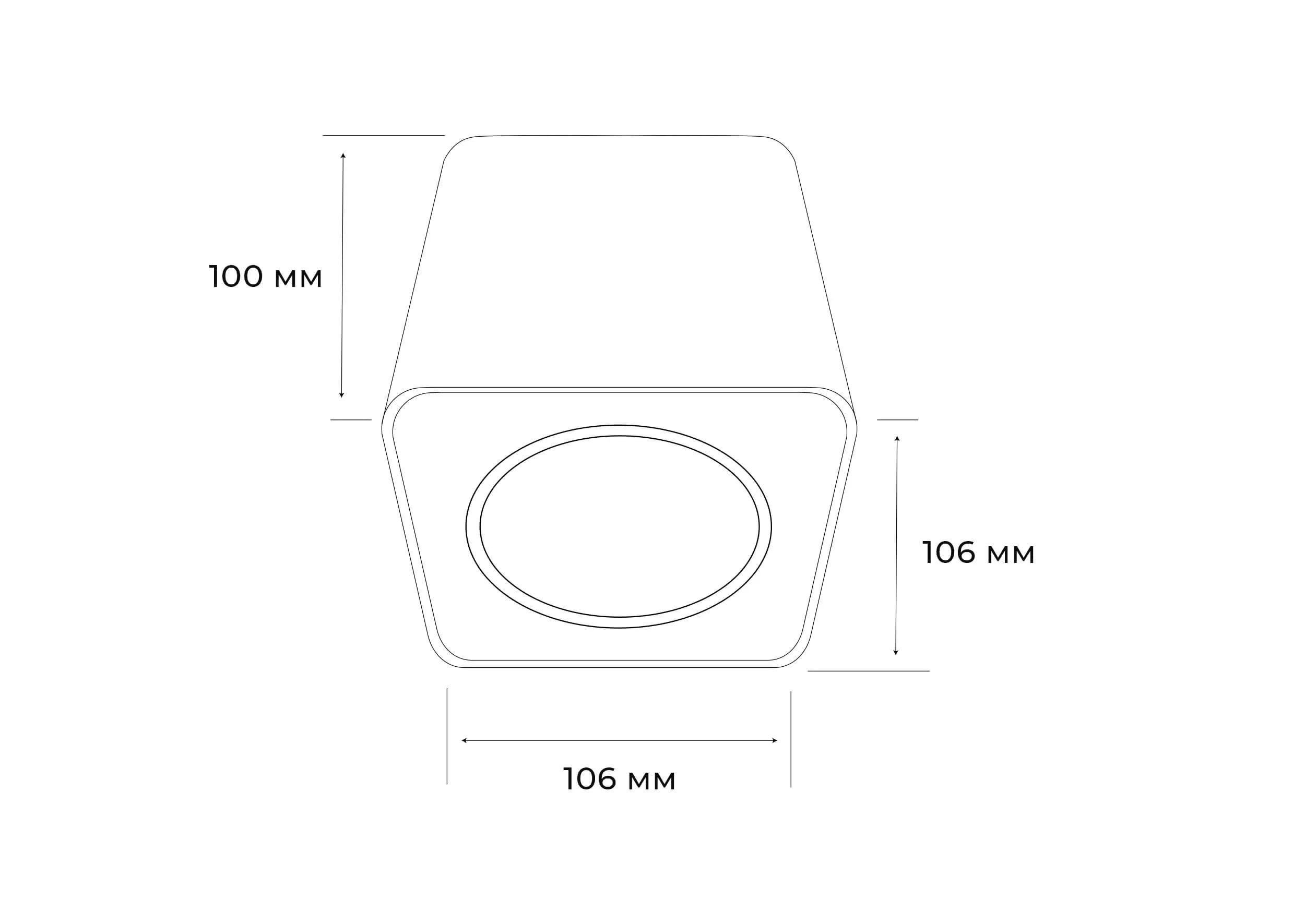 Точечный светильник MJ-Light CUBE 1 WH 12005 (9421122) - фото 3