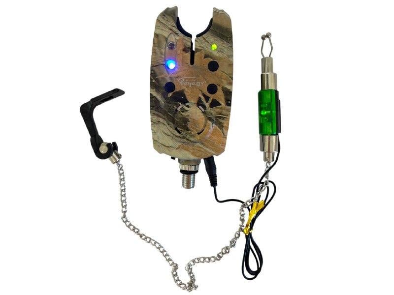 Набір свінгер на ланцюжку/сигналізатор клювання BoyaBY Carp Sensor YL-6 4 шт. Камуфляж (22453189) - фото 4 Набір свінгер на ланцюжку/сигналізатор клювання BoyaBY Carp Sensor YL-6 4 шт. Камуфляж (22453189) - фото 4