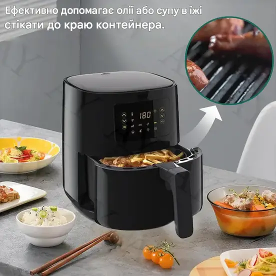 Формы силиконовые для фритюрниц 2 шт. 17,5 см Черный (SAM-56-2) - фото 8