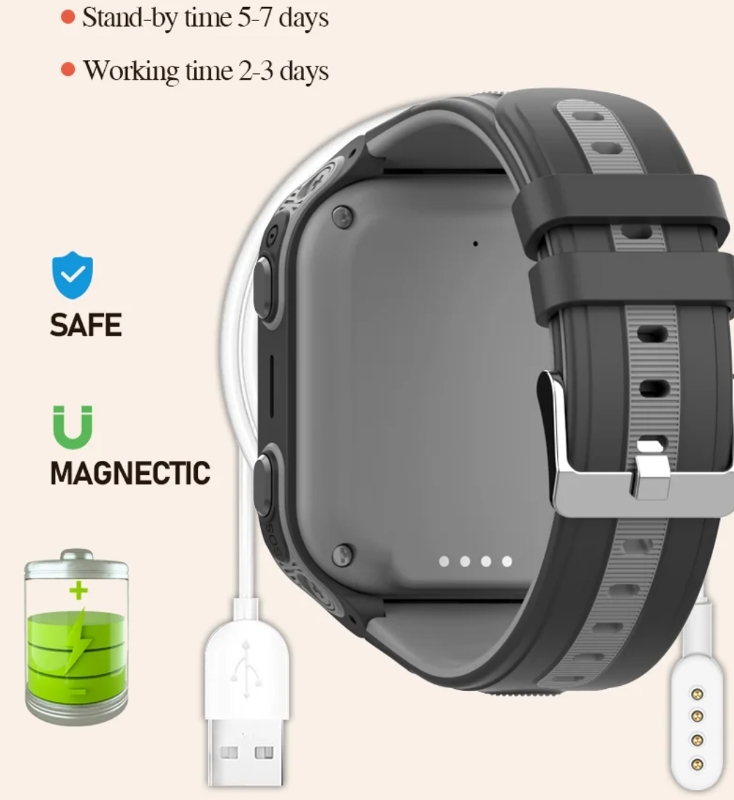 Смарт-годинник з GPS для дітей Wonlex KT35 Black — фото 5