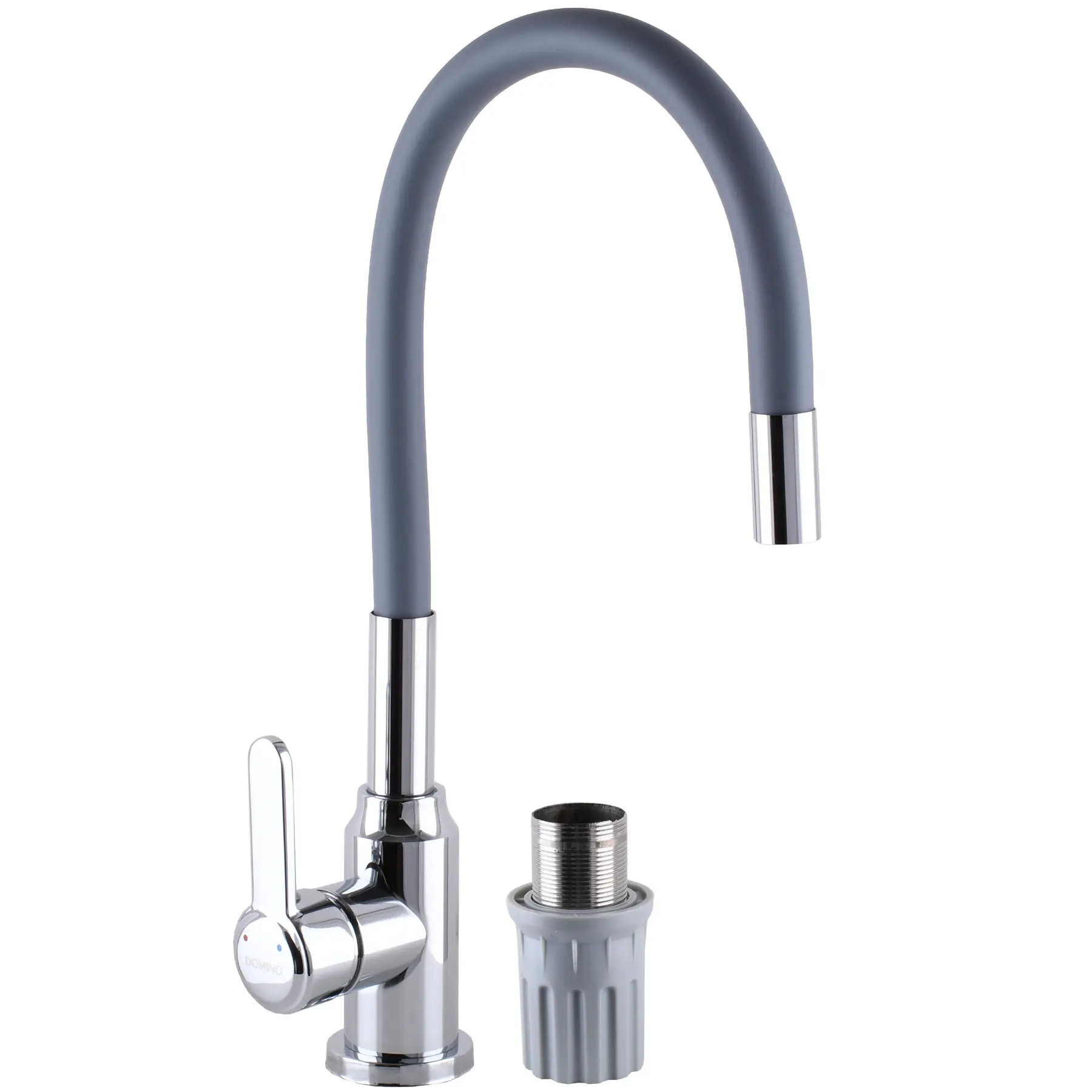 Смеситель для кухни Domino Ellipse DCC-203L Gray (GSR-000025129) - фото 5 Смеситель для кухни Domino Ellipse DCC-203L Gray (GSR-000025129) - фото 5