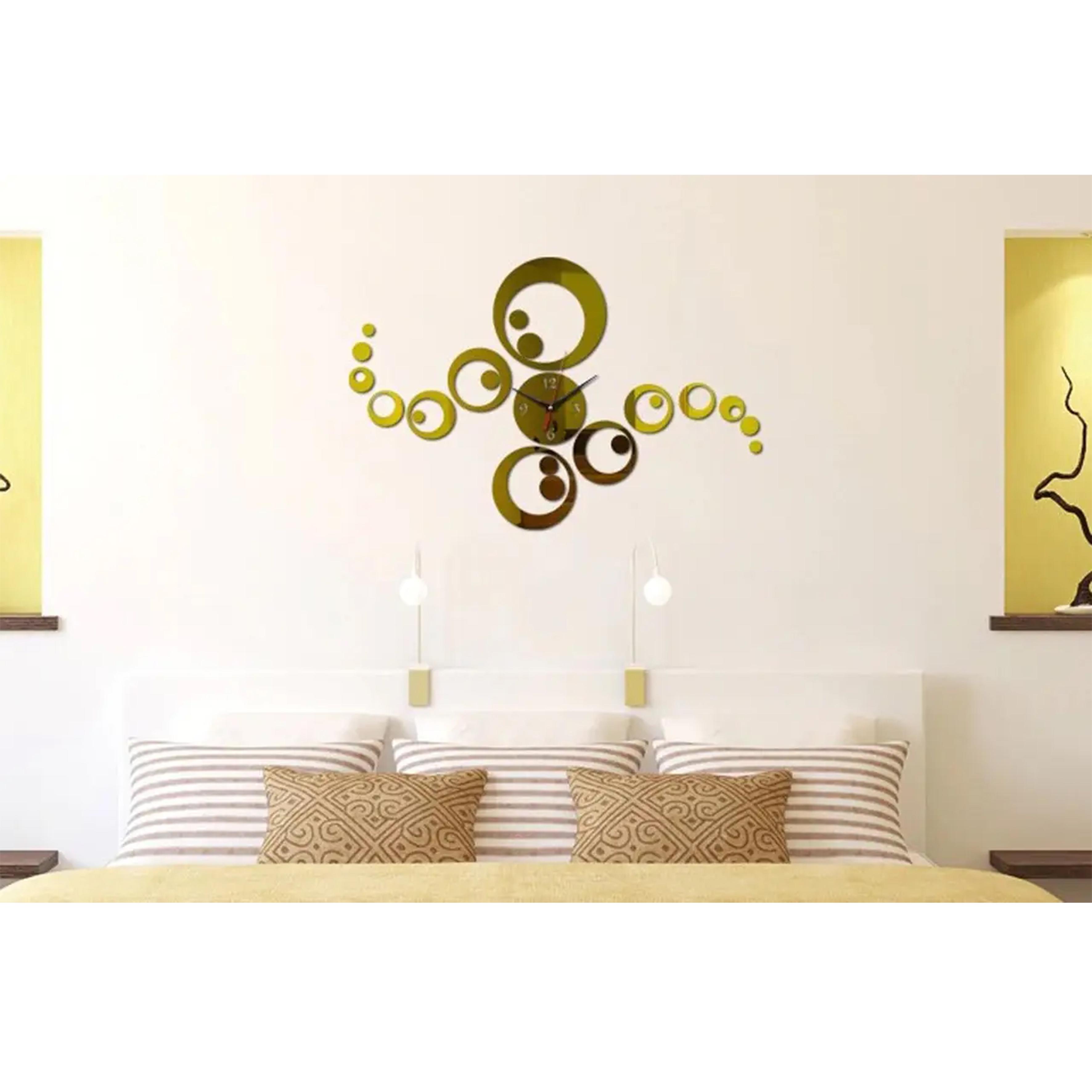 Настінний 3D годинник із дзеркальним ефектом Waves 60х50 см (1012336) - фото 2 Настінний 3D годинник із дзеркальним ефектом Waves 60х50 см (1012336) - фото 2