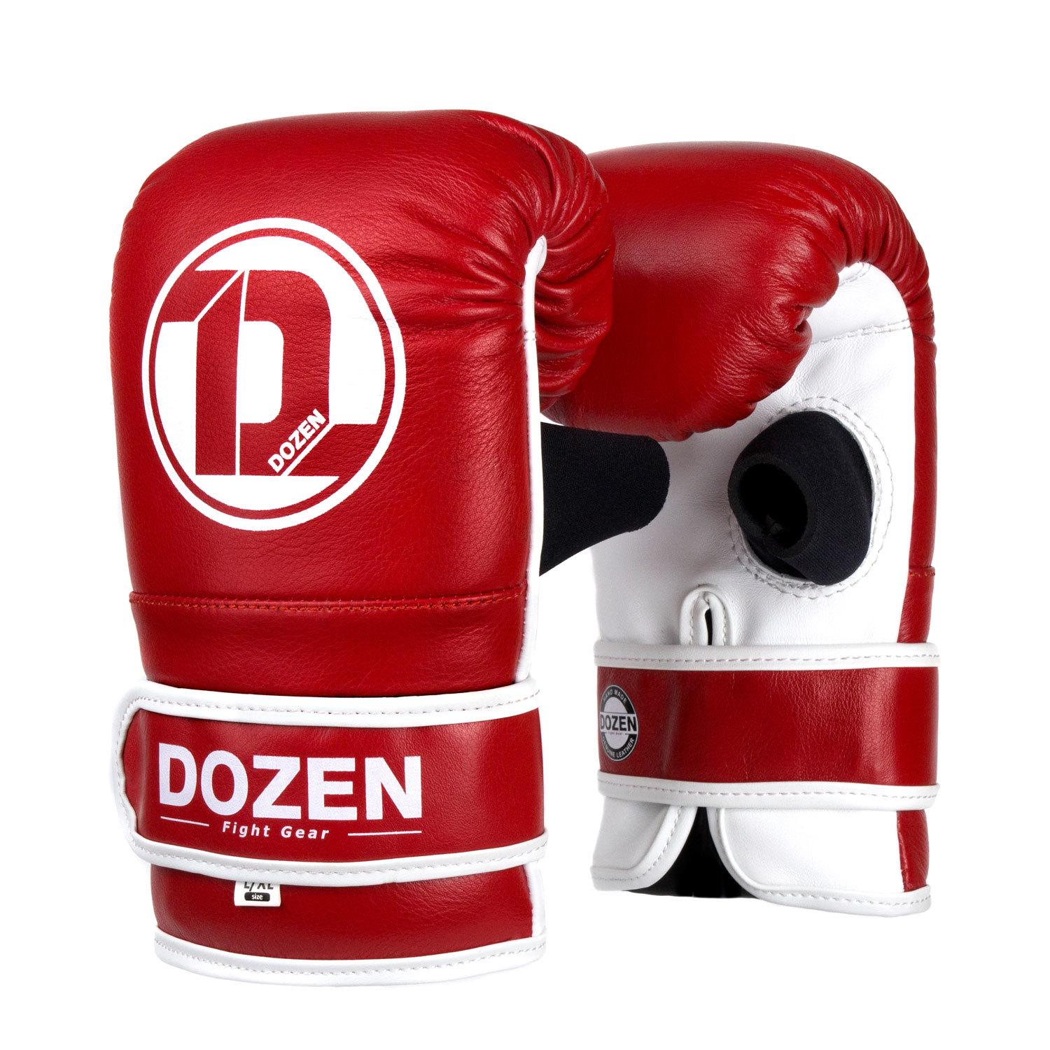 Снарядные перчатки Dozen Soft Pro Bag Gloves S/M Красно-белый