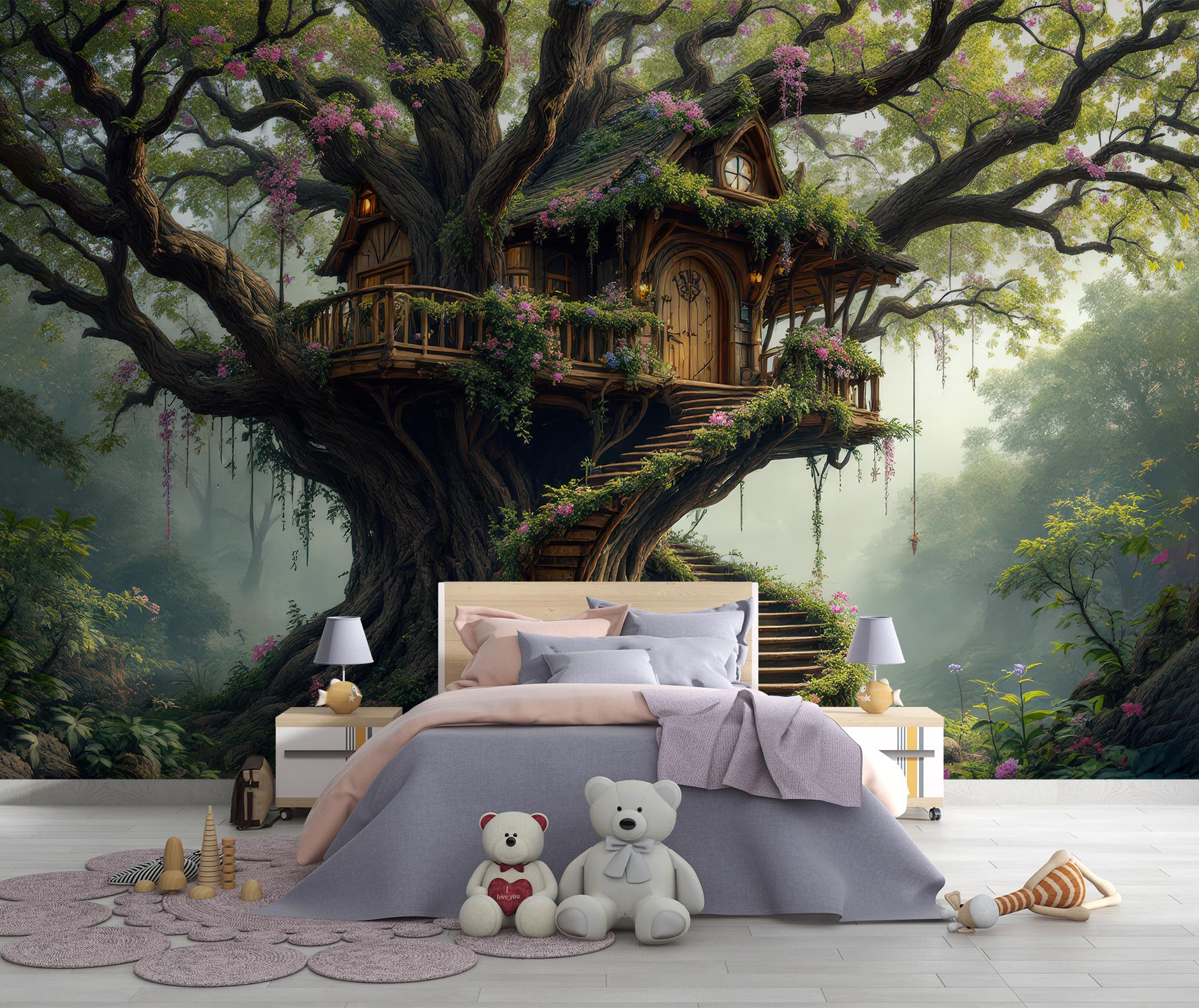 Фотообои флизелиновые Upstream Дом на дереве 180х120 см (S5KID-078/2) - фото 7