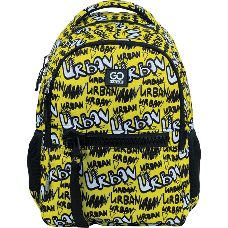 Рюкзак для города и обучения GoPack Education Teens Urban 42x30x13 см Черный (GO22-161M-1)
