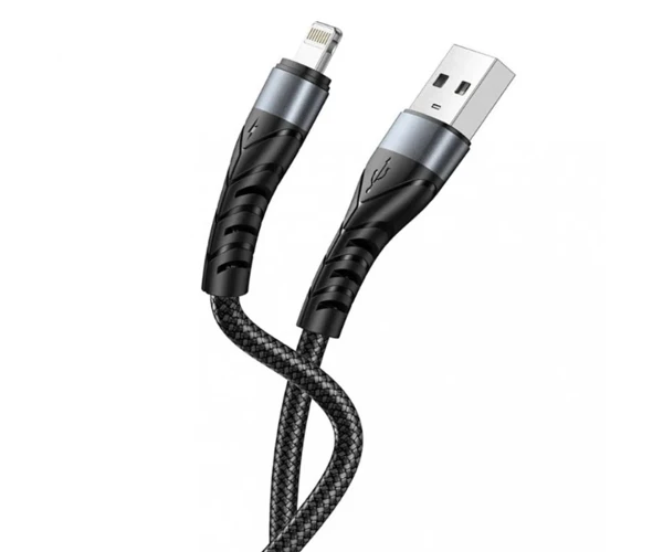 Кабель USB XO NB209 USB to Lightning 1 м Black