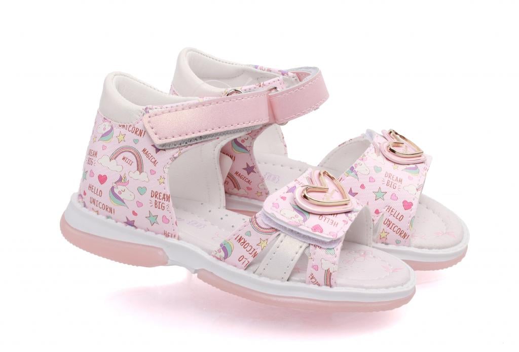 Cандали для девочек 11134 р. 23 Розовый