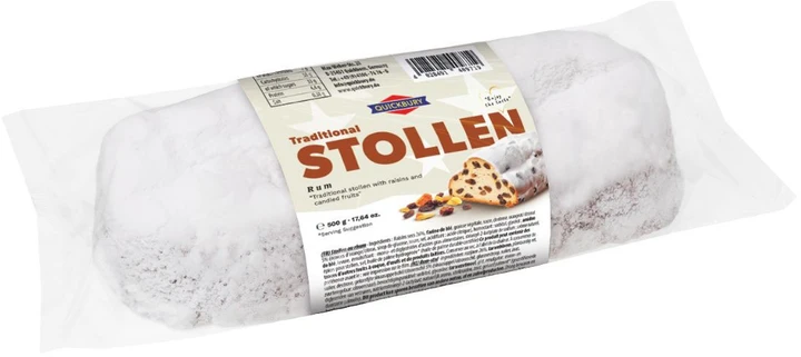 Штоллен Quickbury Traditional Stollen Rum з ромом 500 г (2797309544)