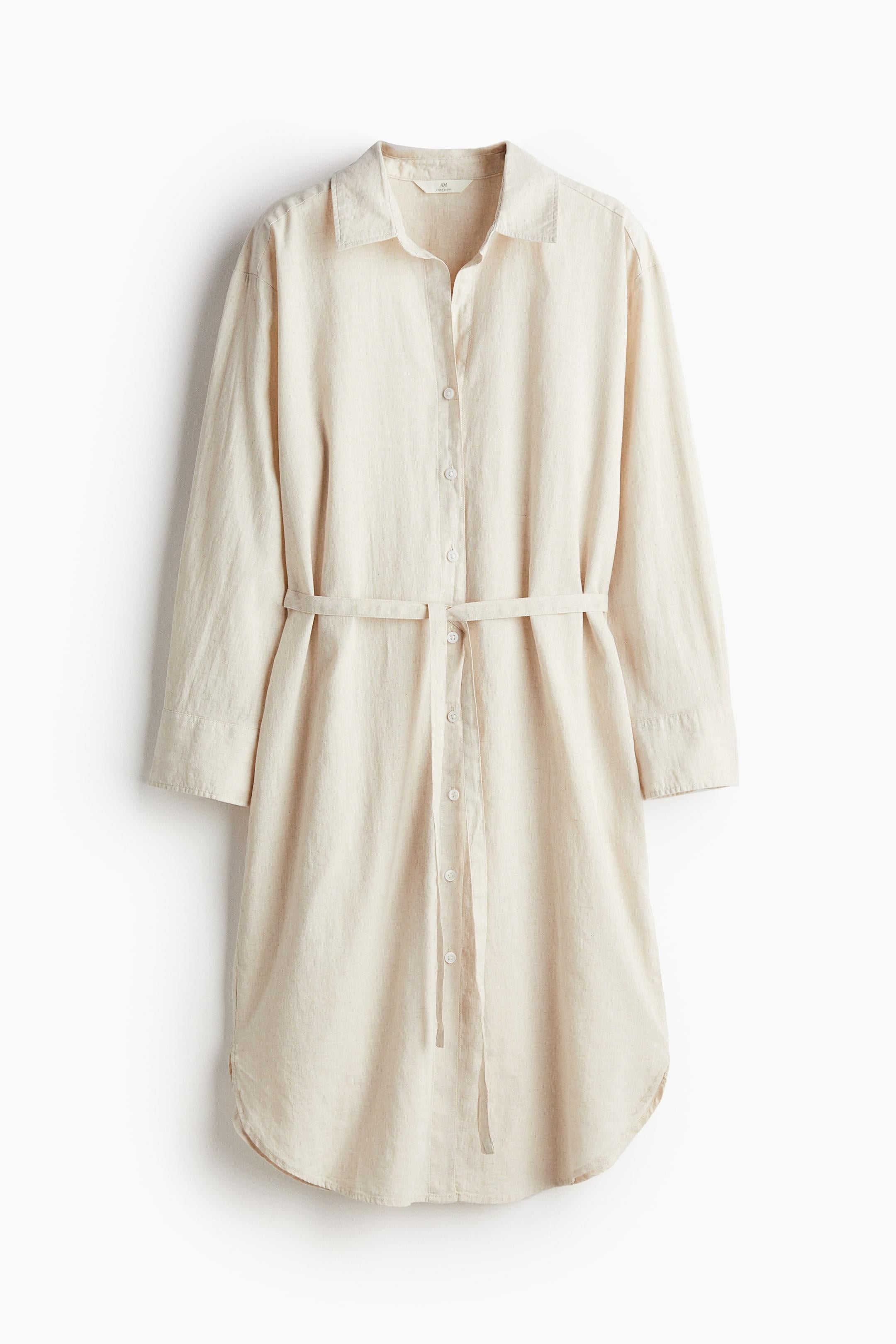 Сукня-сорочка H&M L Світло-бежевий (Е27081208999) Сукня-сорочка H&M L Світло-бежевий (Е27081208999)