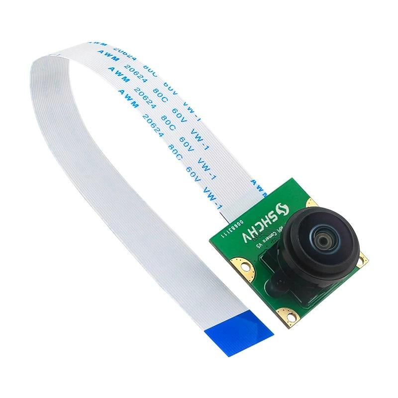 Камера для одноплатних ПК 8MP IMX219 CSI 200° з ультрашироким кутом огляду модуль Raspberry Pi 5/Zero/Zero 2W (00-00027671)