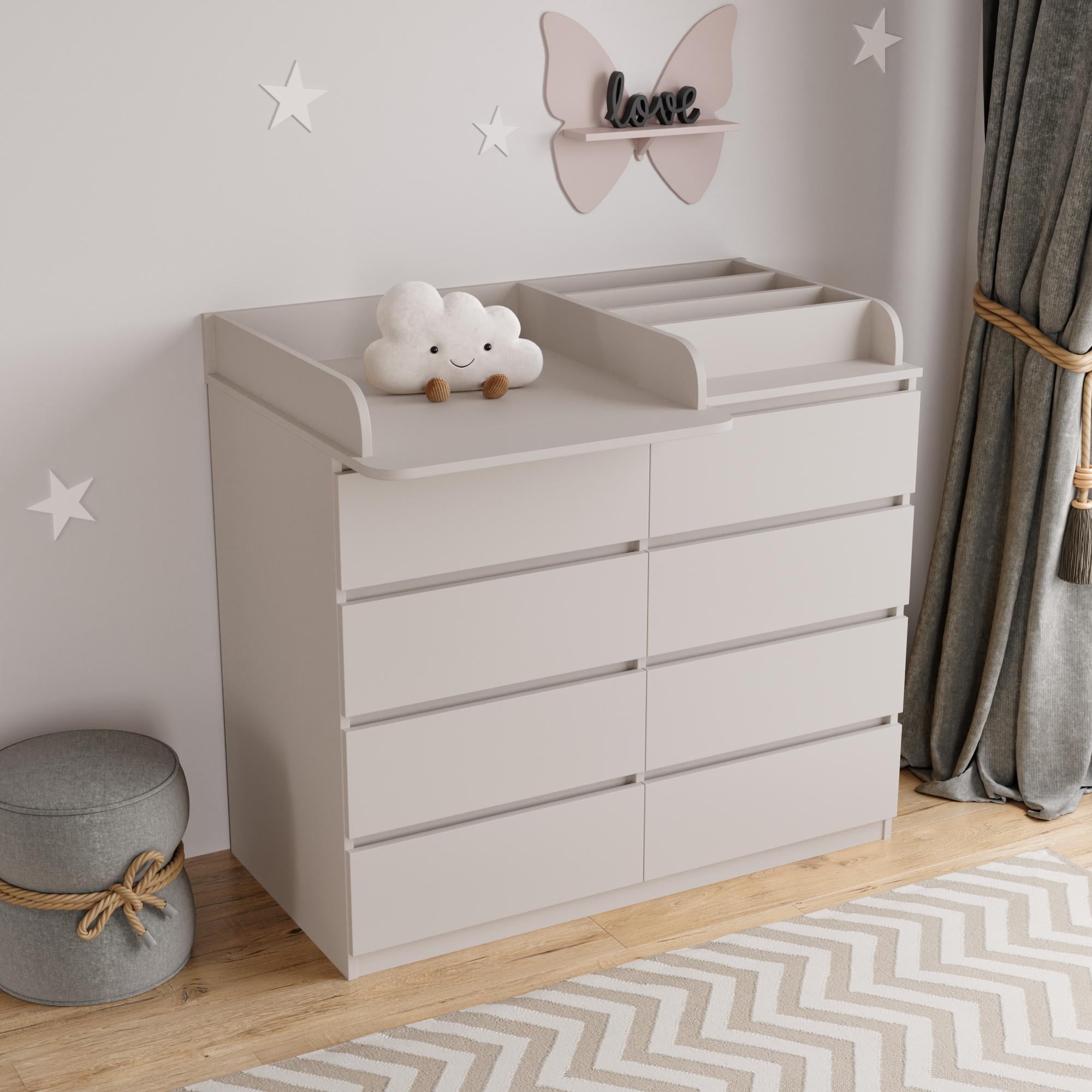 Пеленальный комод Furnigrade ПС-9 90х110х55 см Кашемир