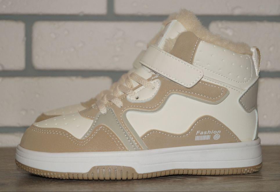 Черевики зимові дитячі Paliament р. 32 20 см Бежевий (31329-32)