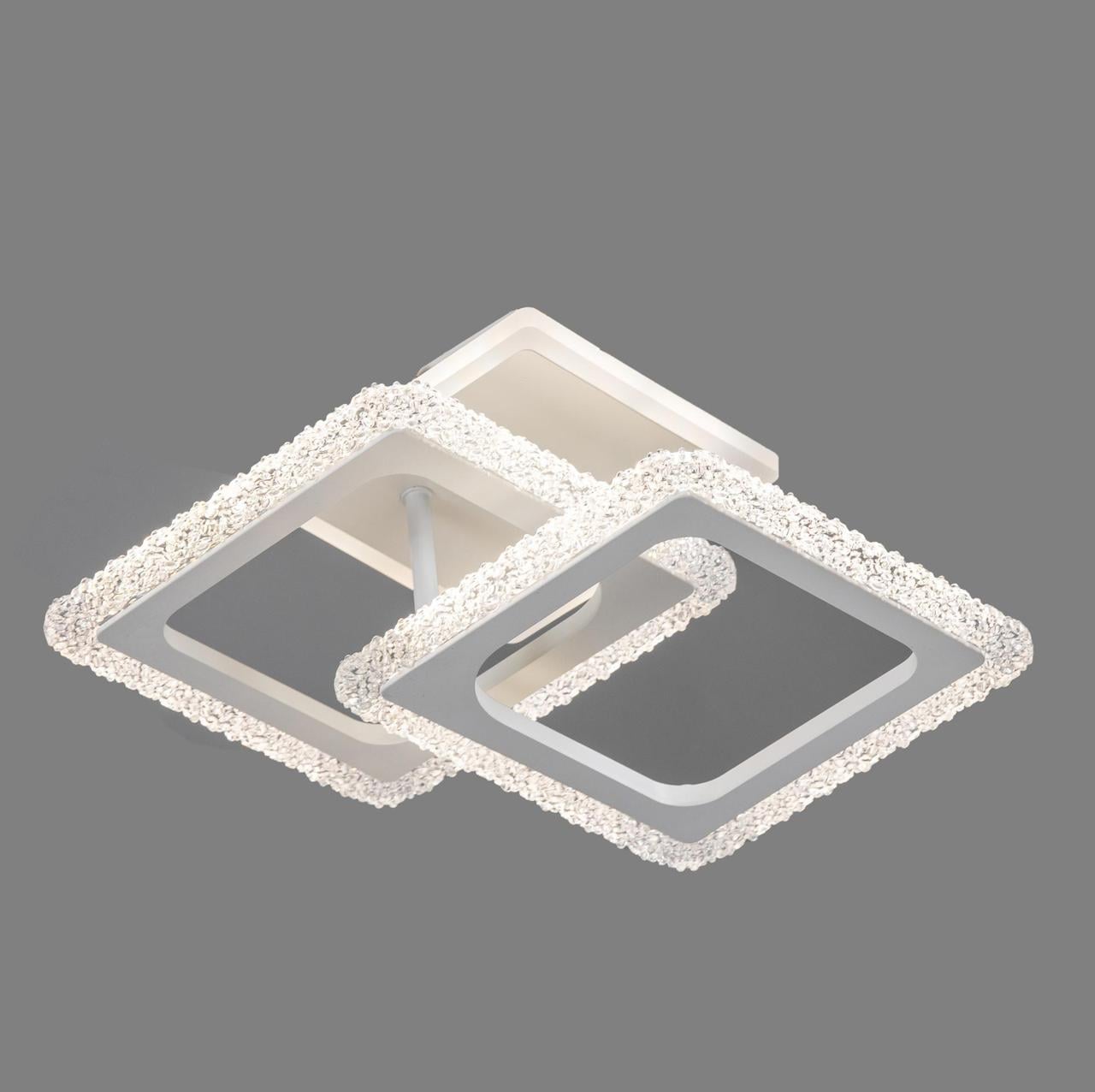 Люстра светодиодная Svet 54W с подсветкой 3000-6500К SC-3123/2W WT Белый (1904951780)