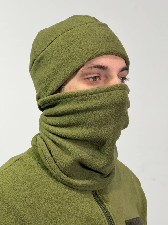 Баф флисовый для военных Оливковый