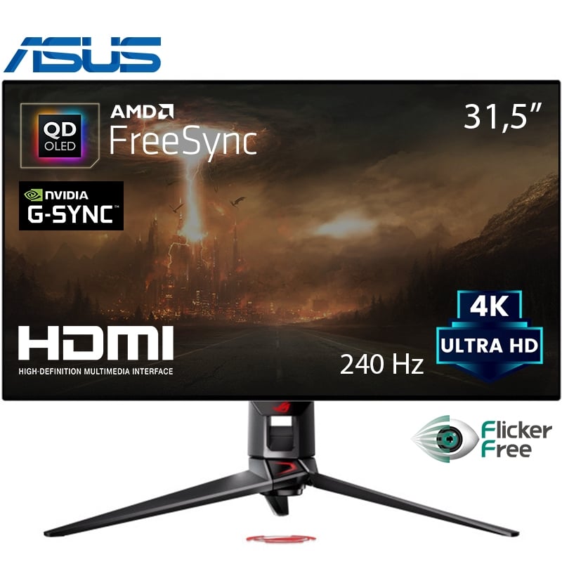 Монітор ASUS PG32UCDP безрамковий WOLED 3840x2160 4K Ultra HD 31,5" - фото 2 Монітор ASUS PG32UCDP безрамковий WOLED 3840x2160 4K Ultra HD 31,5" - фото 2