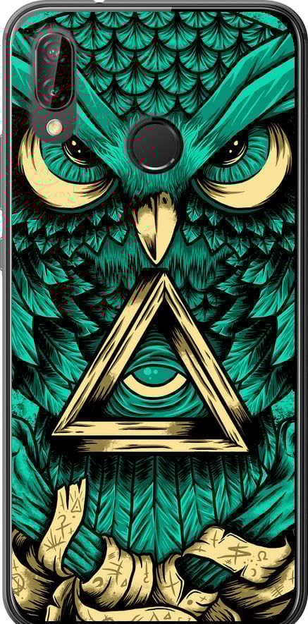 Чехол на Huawei P20 Lite Сова Арт-тату (3971u-1410-42517)
