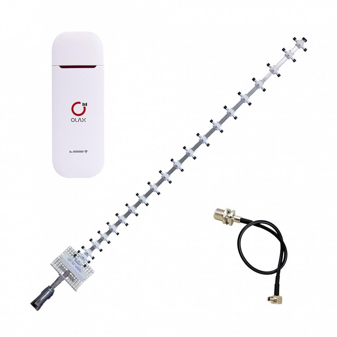 Комплект Olax U90H роутер 3G/4G/LTE и антенна Стрела Rnet 21 дБ Комплект Olax U90H роутер 3G/4G/LTE и антенна Стрела Rnet 21 дБ
