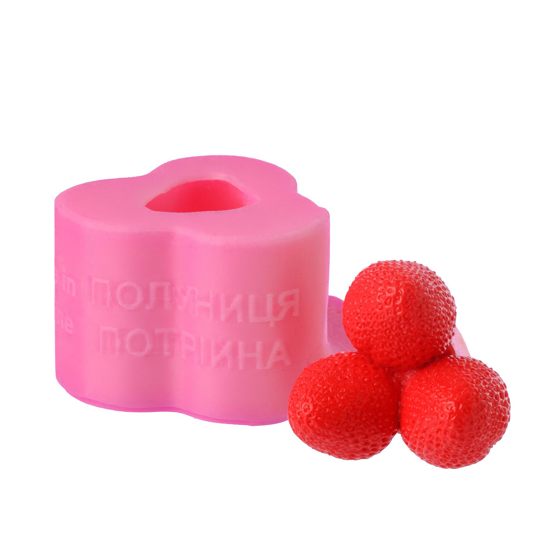 Молд силиконовый Orehova Клубника тройная (8251)
