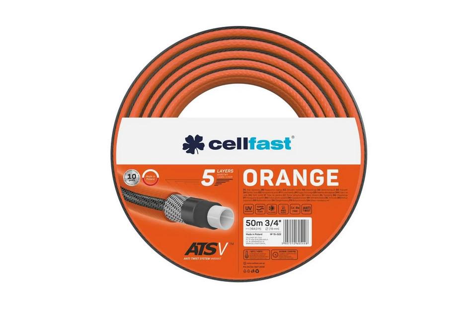 Шланг садовий Cellfast Orange ATSV 3/4" 50 м (ПР 15-022)