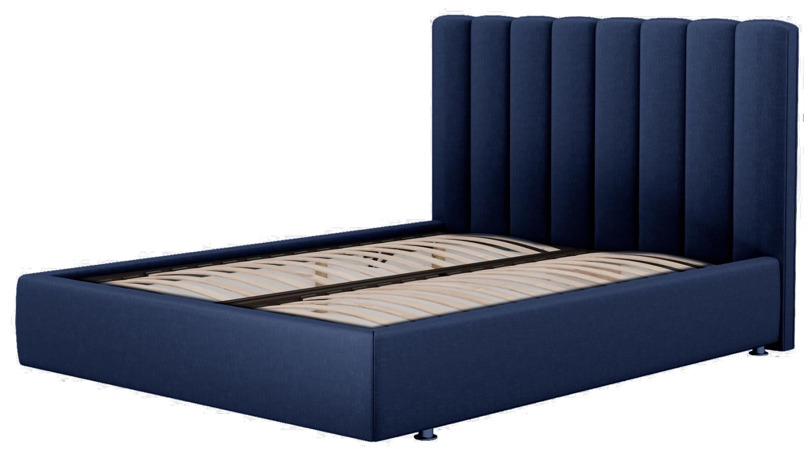 Кровать Allure Стенли с подъемным механизмом 160х200 см Navy