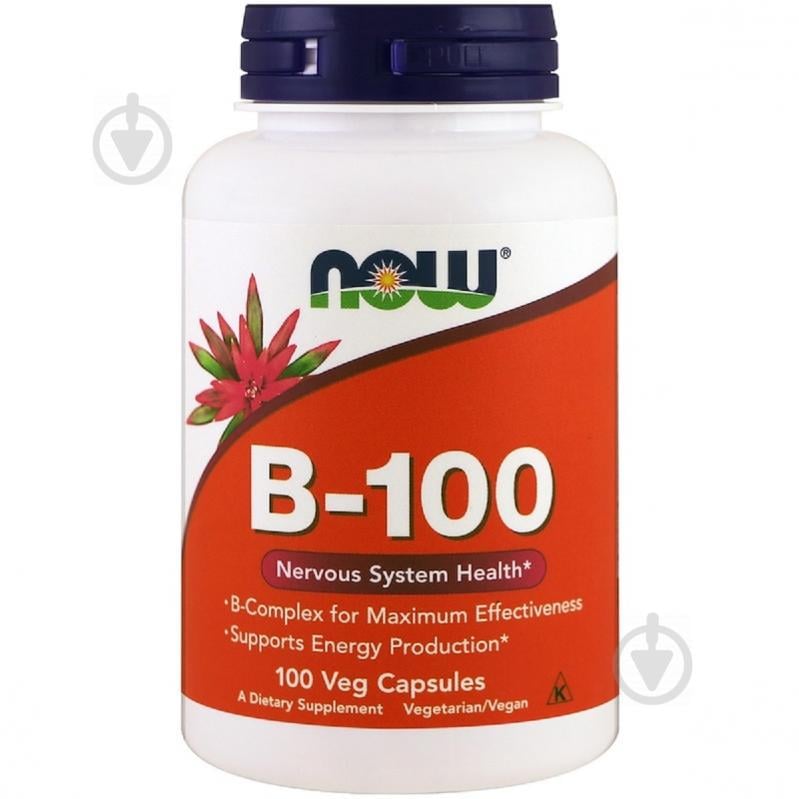 Комплекс B-100, Now Foods, 100 Вегетарианских Капсул