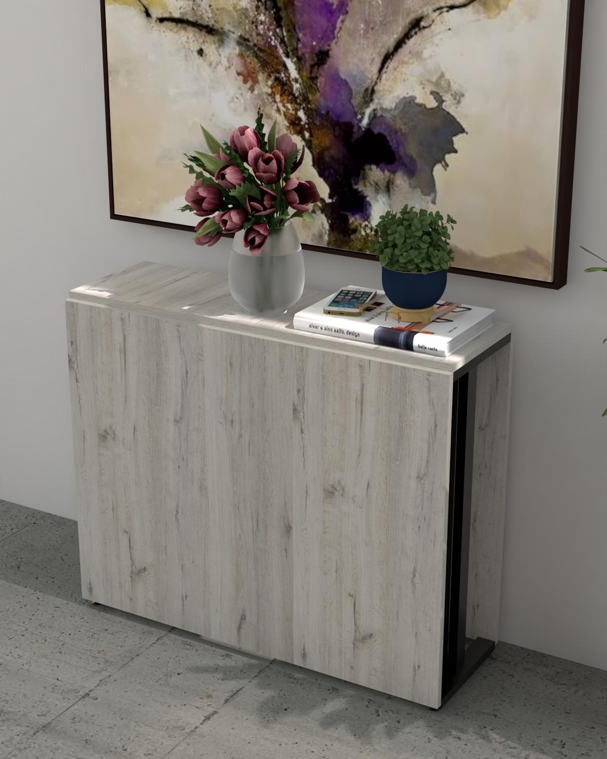 Стол раскладной EcoLoft Modulo DSP-1421-2 в стиле лофт Дуб Кортона (32525889)