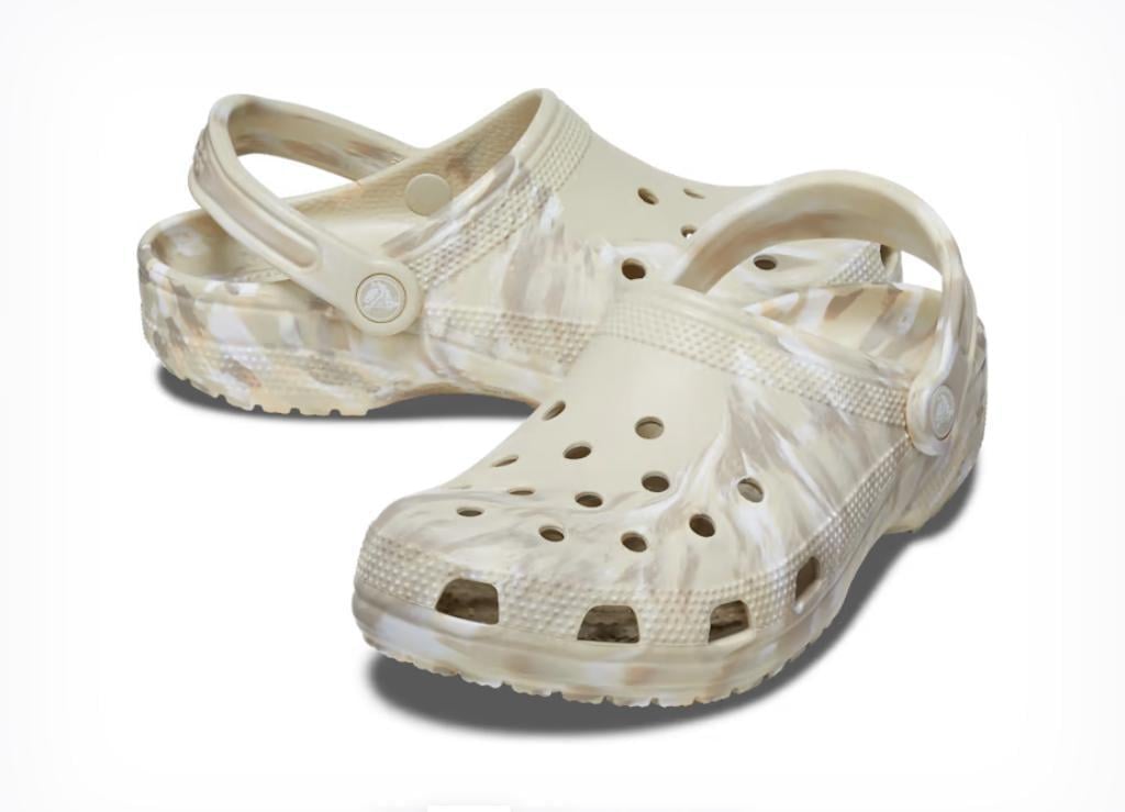 Сабо Crocs Classic Marbled Clog M8W10 р. 40 26 см Bone/Multi (206867)