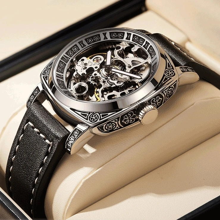 Годинник чоловічий механічний WishDoIt Baron (25168)