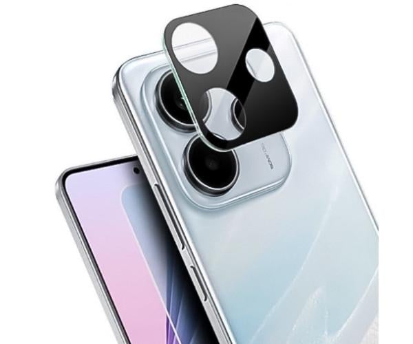 Защитное стекло 3D на заднюю камеру для Xiaomi Redmi Note 14 5G China, Black