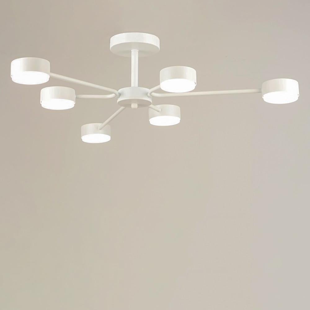Люстра потолочная Light House SRS-20380/6 WT под лампы GX53 Белый