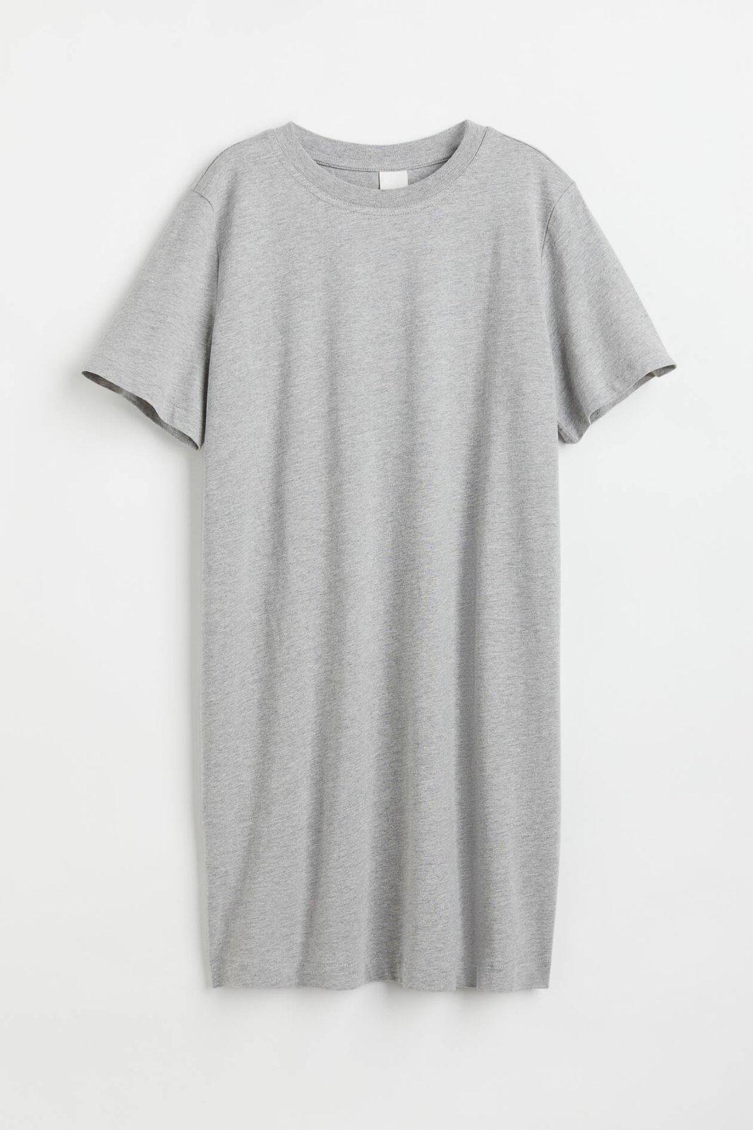 Платье-футболка M Серый (8414343wer)