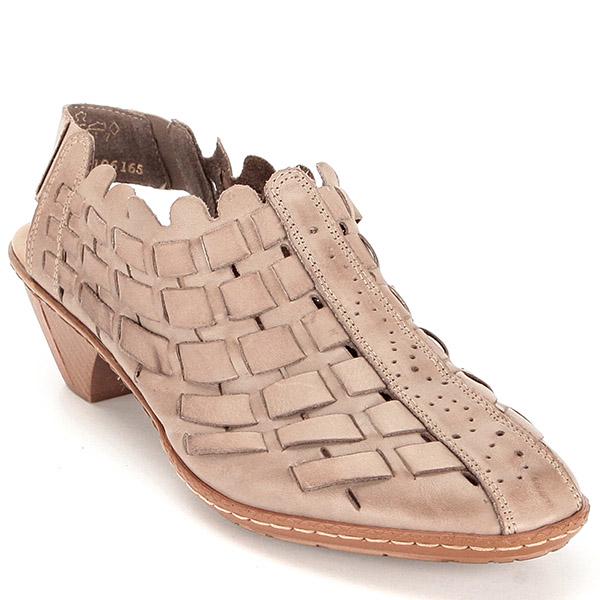 Туфли женские открытые RIEKER р. 40 Бежевый (9158274740)